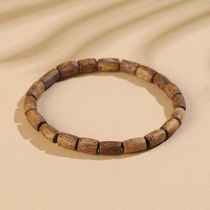 Natural Old Material Hainan Qinan Men And Women High Oil Content Bead Bracelet