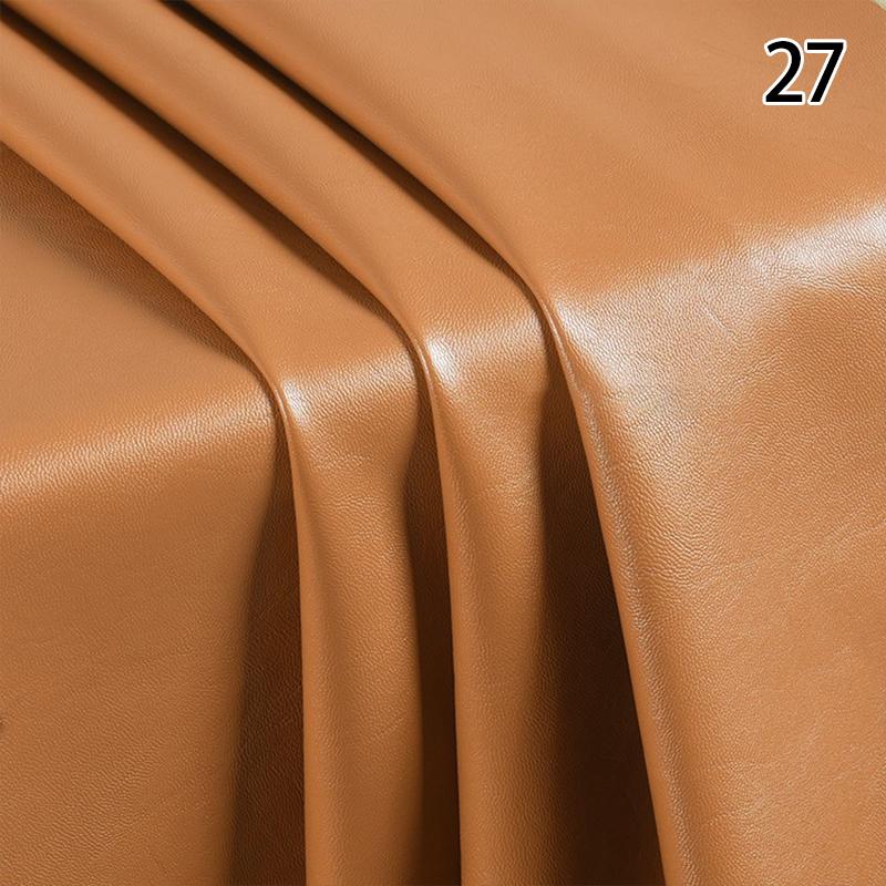 50*140m Matte Faux Leather Fabric Stretch Imitation Sheepskin Soft PU Fabric DIY Sewing Motorcycle Jacket Clothes Material