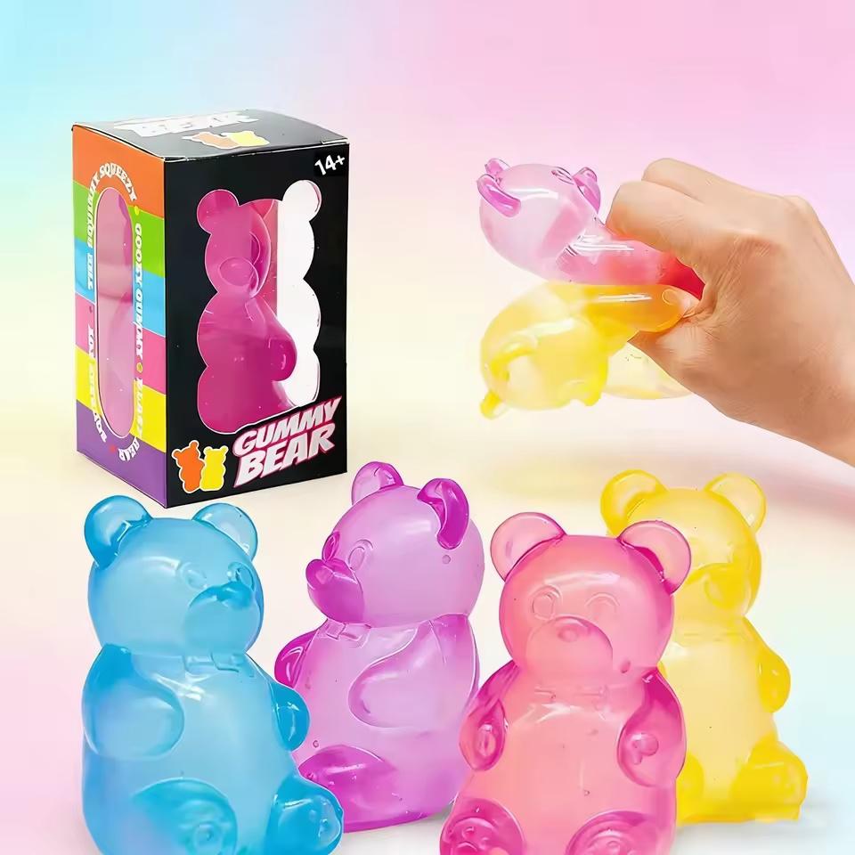 Schylling Needoh Nice Cube Сенсорный кубик-антистресс для снятия стресса и тревоги, сенсорный инструмент для концентрации, СДВГ, успокаивающий гаджет для офисного стола
