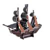 3D Cardboard Sailing Black 3D Assembly Kit Puzzle, Toy, Ship, Pearl, Craft, Model, Craft,