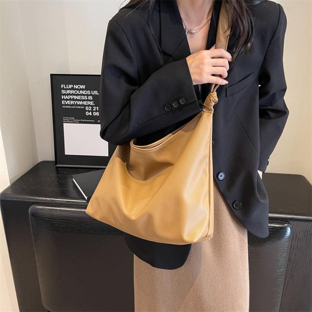 Large Capacity Hobo Bag Aesthetic Tote Bag Casual Underarm Bag Outdoor