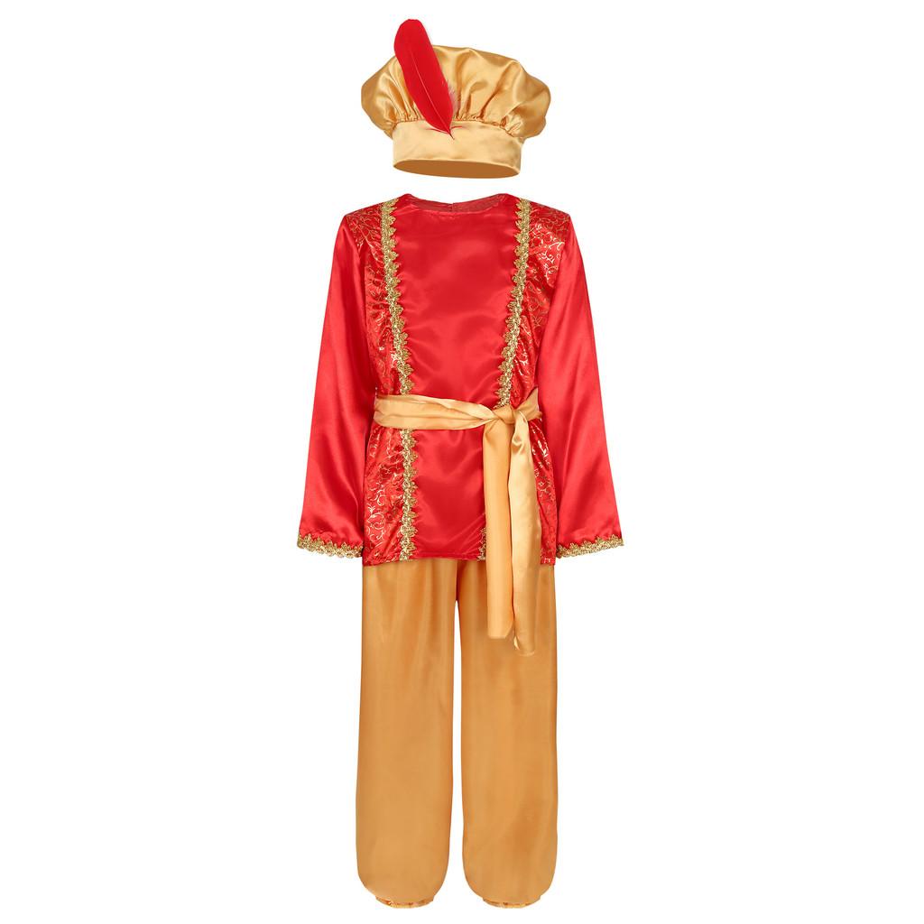 Aladdin Costume For Kids With Polyester Fabric For Stage Performance And Halloween Cosplay