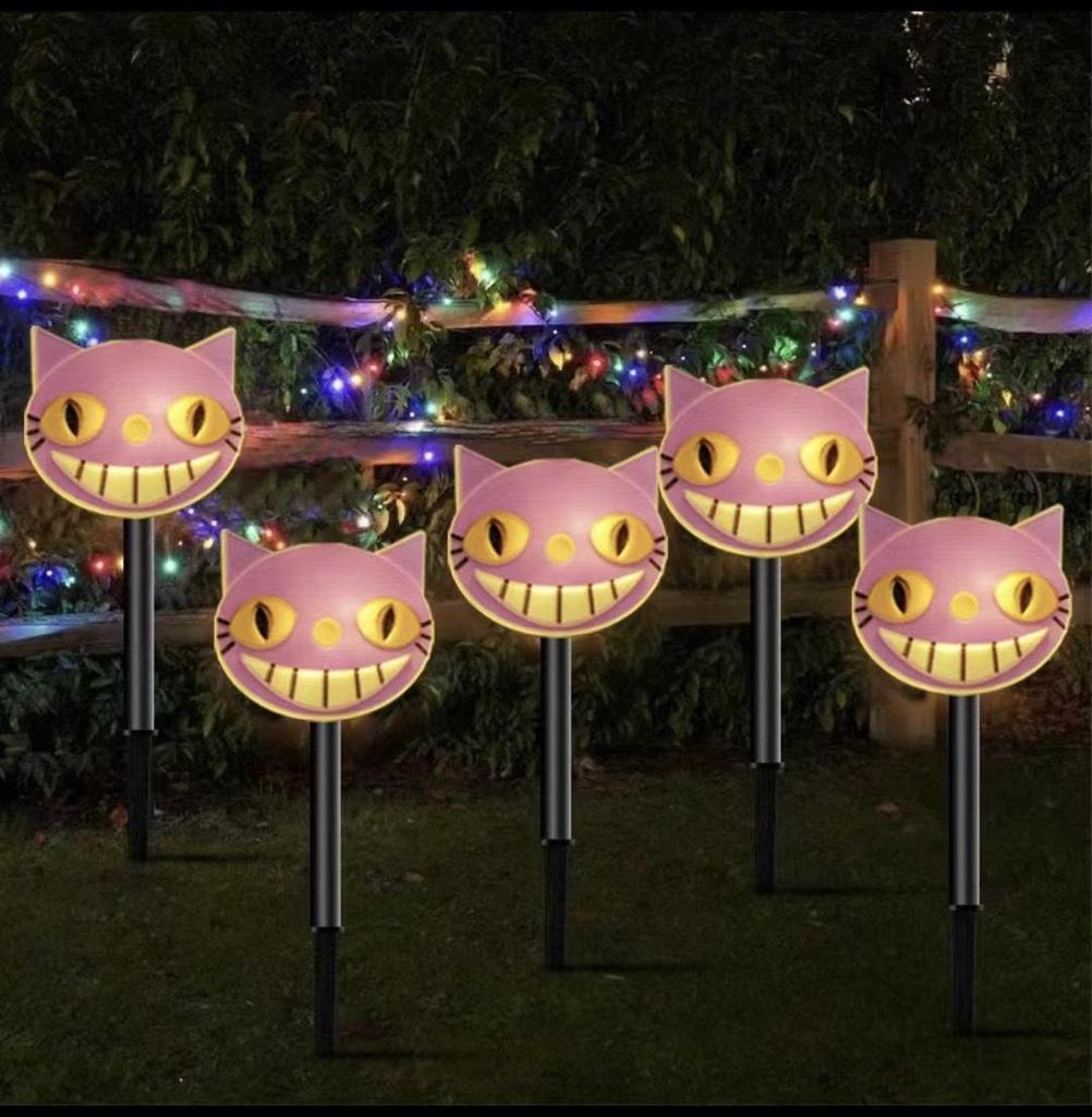 Solar LED Halloween Pumpkin Lantern for Outdoor Garden - Waterproof Decoration