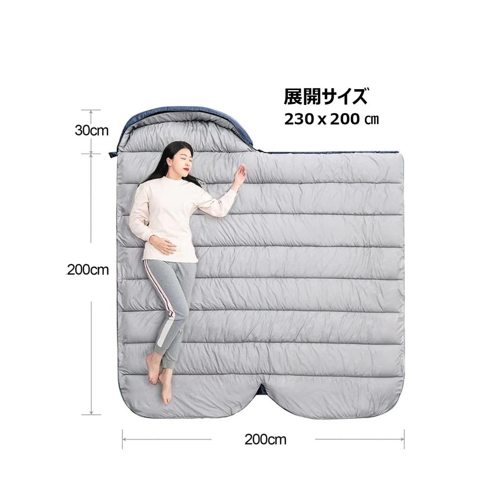 Спальный мешок BISINNA Wide, в форме конверта, можно стирать, для кемпинга, альпинизма, на открытом воздухе, сна в машине, предотвращения стихийных бедствий, комната,