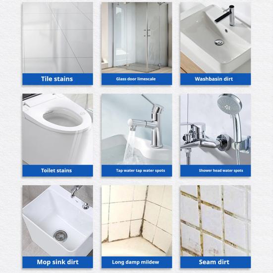 Tile Cleaner 300ml Powerful Decontamination Efficient Cleaning Fragrance Stain-resistant Floor-safe Grout Cleaner