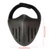 TPU Outdoor Tactics Face Shield Protection Equipment for Field Shooting Hunting CS Simulation GamesBlack
