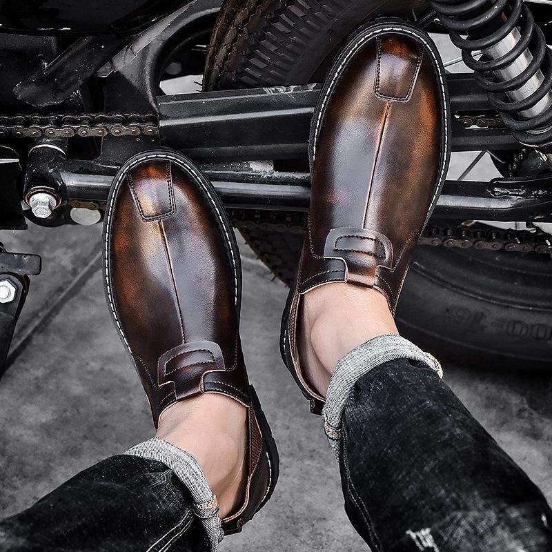 Ботинки Martin мужские весенние и летние деловые кожаные туфли мужские формальные повседневные туфли уличные кожаные мужские модные туфли в британском стиле