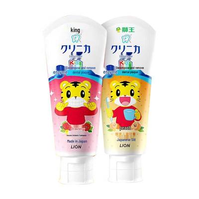 Детская ферментная зубная паста Lion Chilikajia Qiaohu
