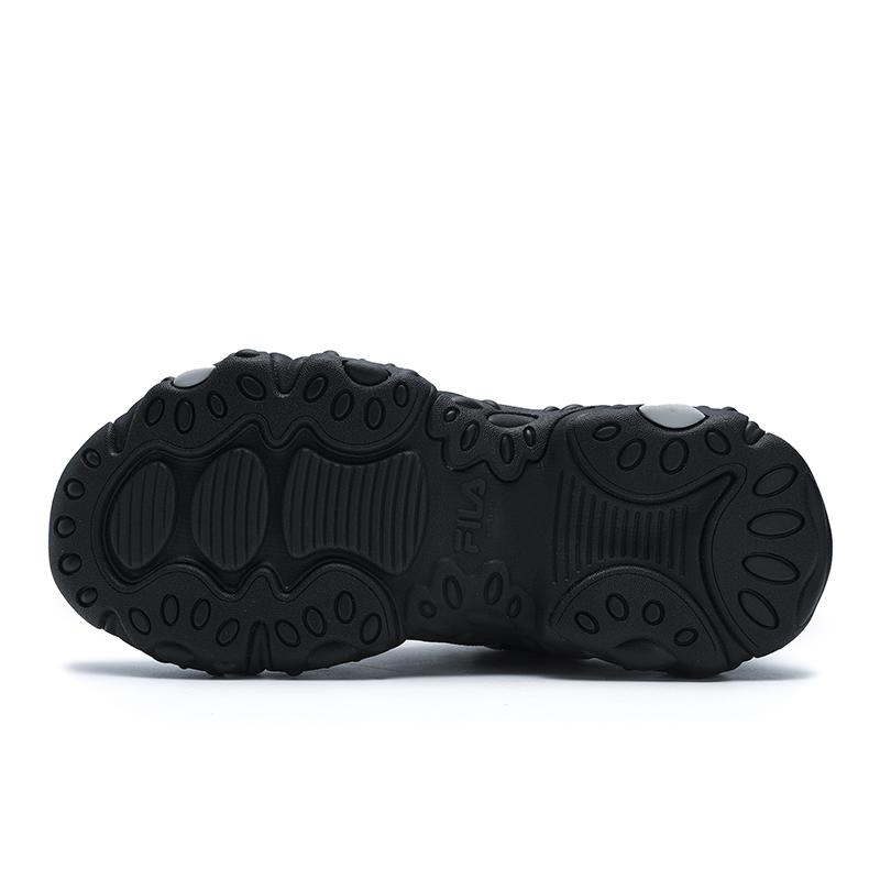 Fila Fluid 6 Туфли с кошачьими лапками Ретро серия Мода Индивидуальность Трендовые Прочные Дышащие Низкие кроссовки Женские кроссовки Черные F12W522111FBD