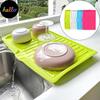 Drain Rack Kitchen Organizer Silicone Dish Drainer Tray Large Sink Drying Rack