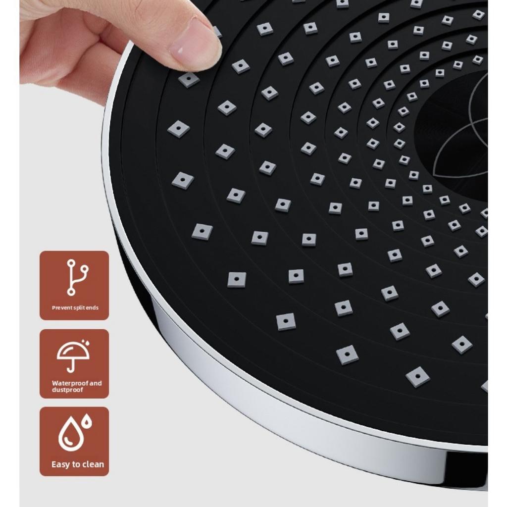 Верхний распылитель, душевая лейка с большим объемом воды под давлением, душевая лейка с одной головкой под давлением для душа, бытовая душевая лейка