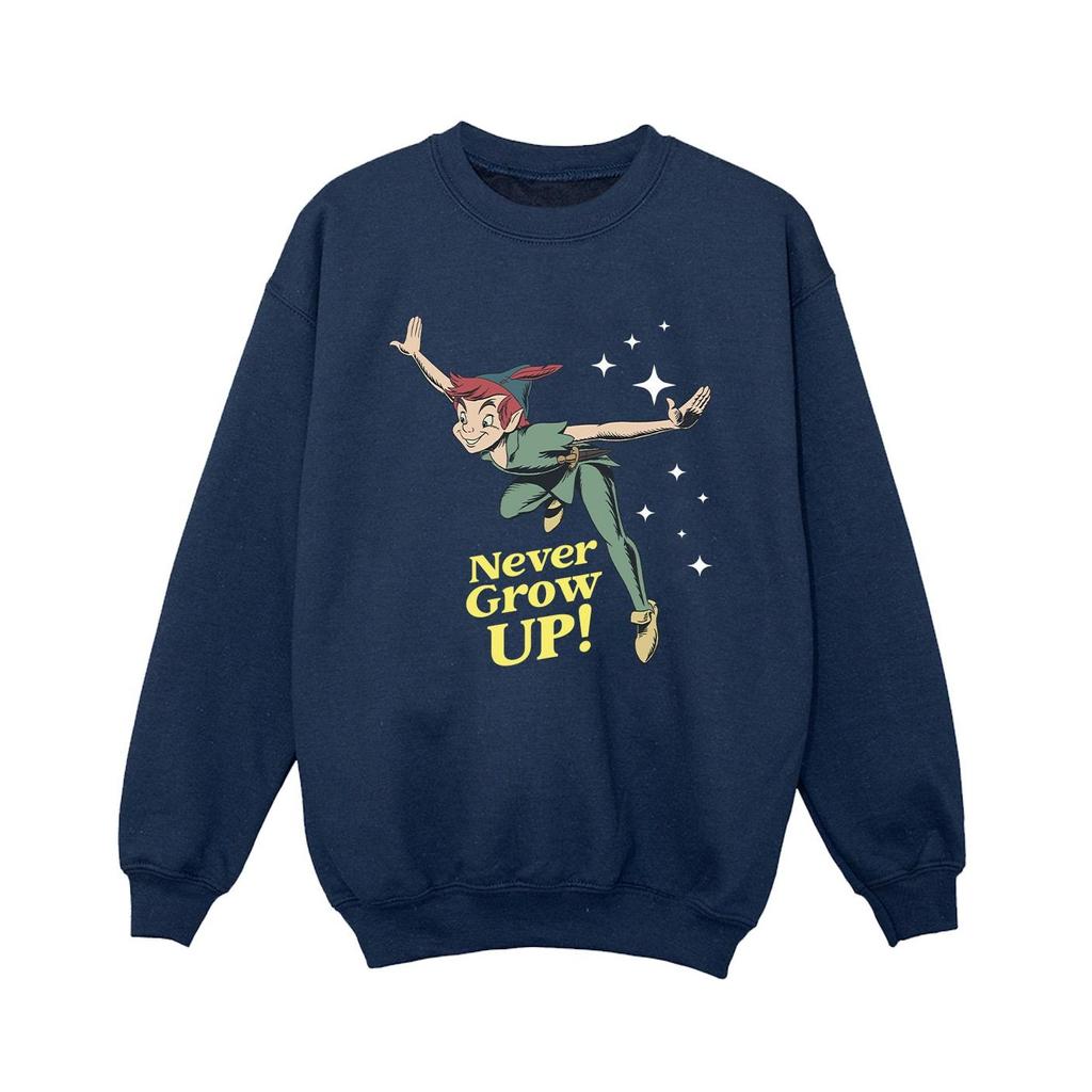 Disney Boys Peter Pan Never Grow Up Sweatshirt