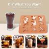 Silicone Eagle Ice Tray 9-Cavity Easy Release Chocolate Biscuit Mold DIY Creative Animal Shape Ice Cube Maker for Kitchen Baking