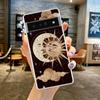Забавный чехол-накладка с изображением лица солнца и луны для Google Pixel 9 8 7 6 5 4 XL, противоударный силиконовый 7A 6A 5A 4A 3A XL Pro, прозрачный корпус