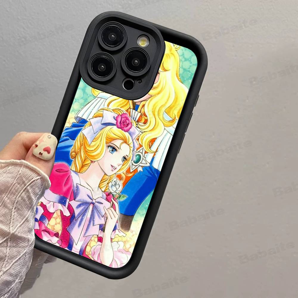 Classic Anime The Rose Of Versailles Phone Case For IPhone 17 16 15 14 13 12 11 Pro Max Mini Plus Soft TPU Back Cover