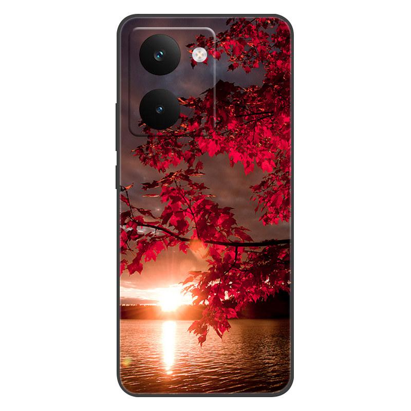 For Realme P3 Ultra 5G Fashion Popular Cover Anti-fingerprint Soft Silicone Back Cover For Realme P3 Ultra Beach Scenery Funda