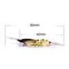 10Pcs New Soft Biomimetic Sea Fishing Prawn Lure Hook Worm Silicone Shrimp Fake Bait