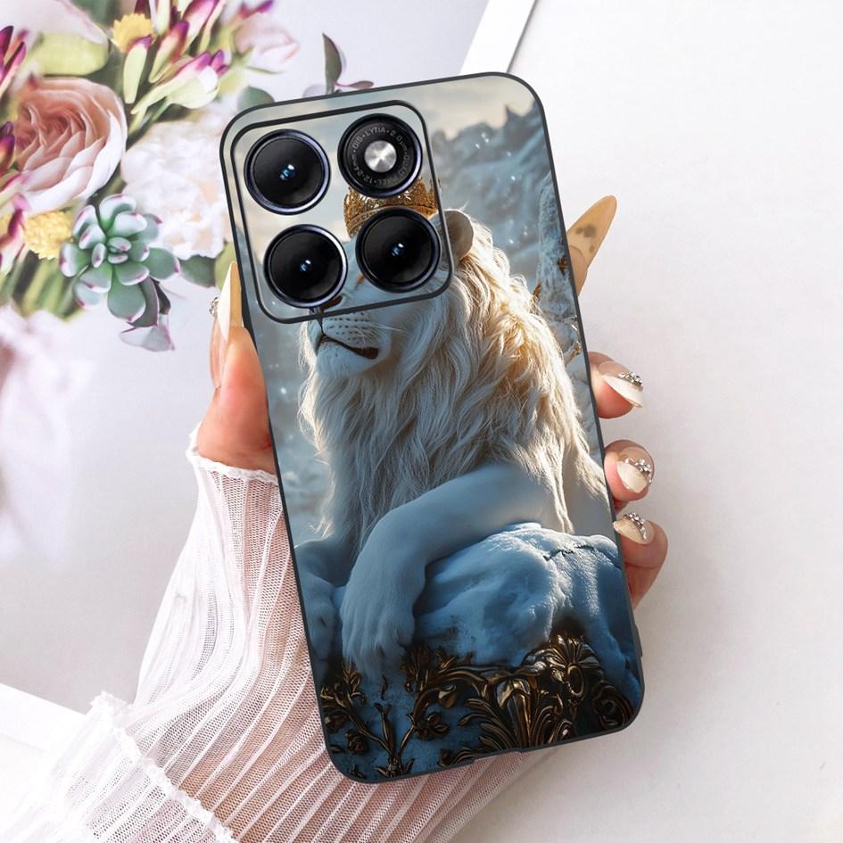 For Funda Motorola Edge 70 Fusion 2026 Phone Case New Fashion Flower Bow Soft Black Silicone Cover For Moto Edge 70Fusion+ Cases