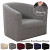 Jacquard Tub Chair Slipcovers Pub Club Sofa Shield Fitted Stretch Armchair Accent Chair Barrel Furniture Protector Couch Covers
