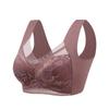 3pcs Contrast Lace Wireless Bras, Comfy & Breathable Push Up Bra, Women's Lingerie & Underwears