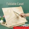 Многофункциональный настольный мольберт с ящиком для хранения для масляной живописи и демонстрации холстов