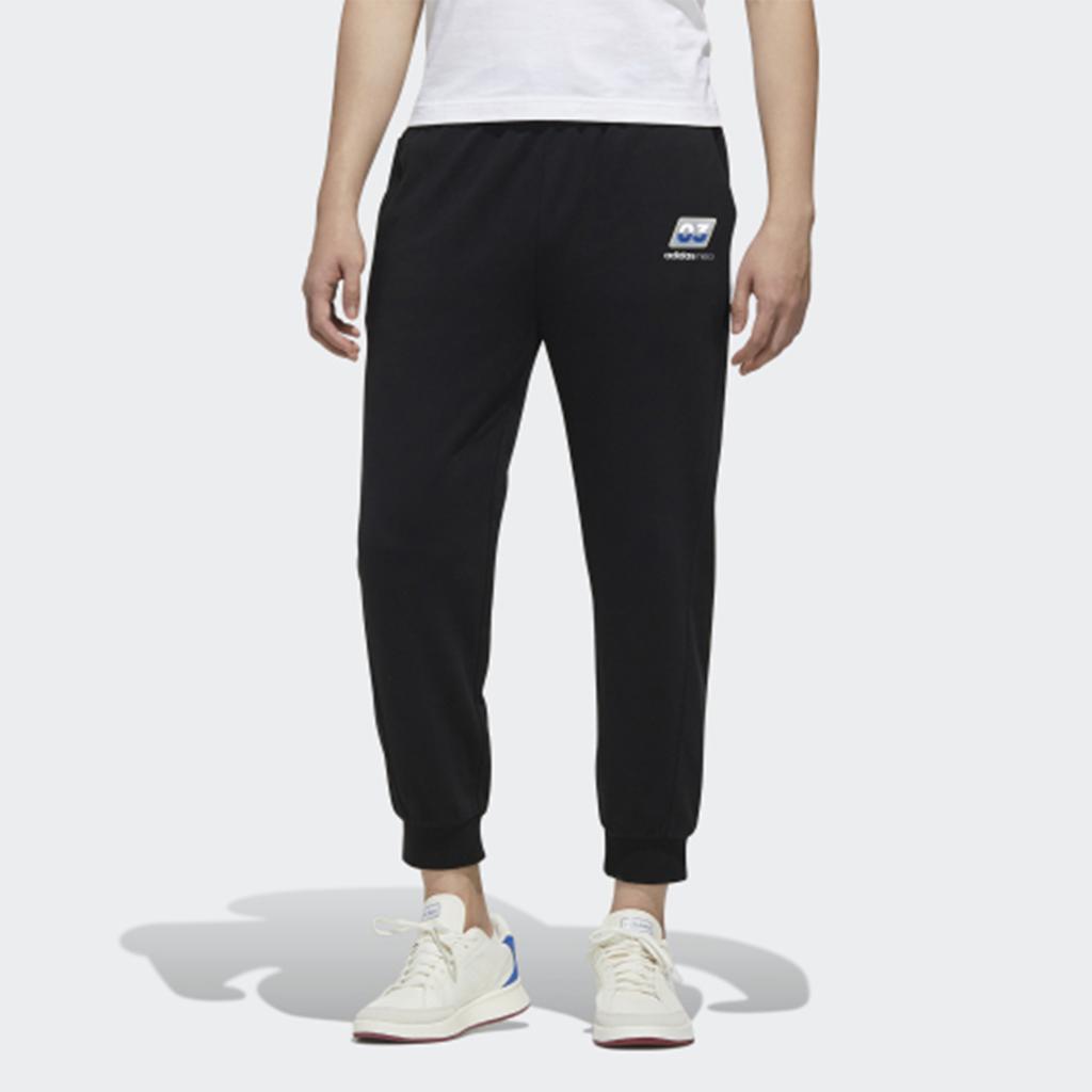 Мужские вязаные спортивные штаны Adidas Neo Мужские Черные