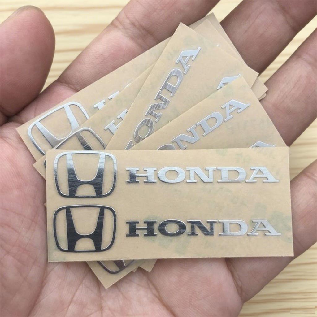JBH4 Fashion Car metal creative stickers Waterproof Dirt-proof Stickers For Honda Mugen Power Civic Accords CRV Hrv Jazz CBR VTEC VFR
