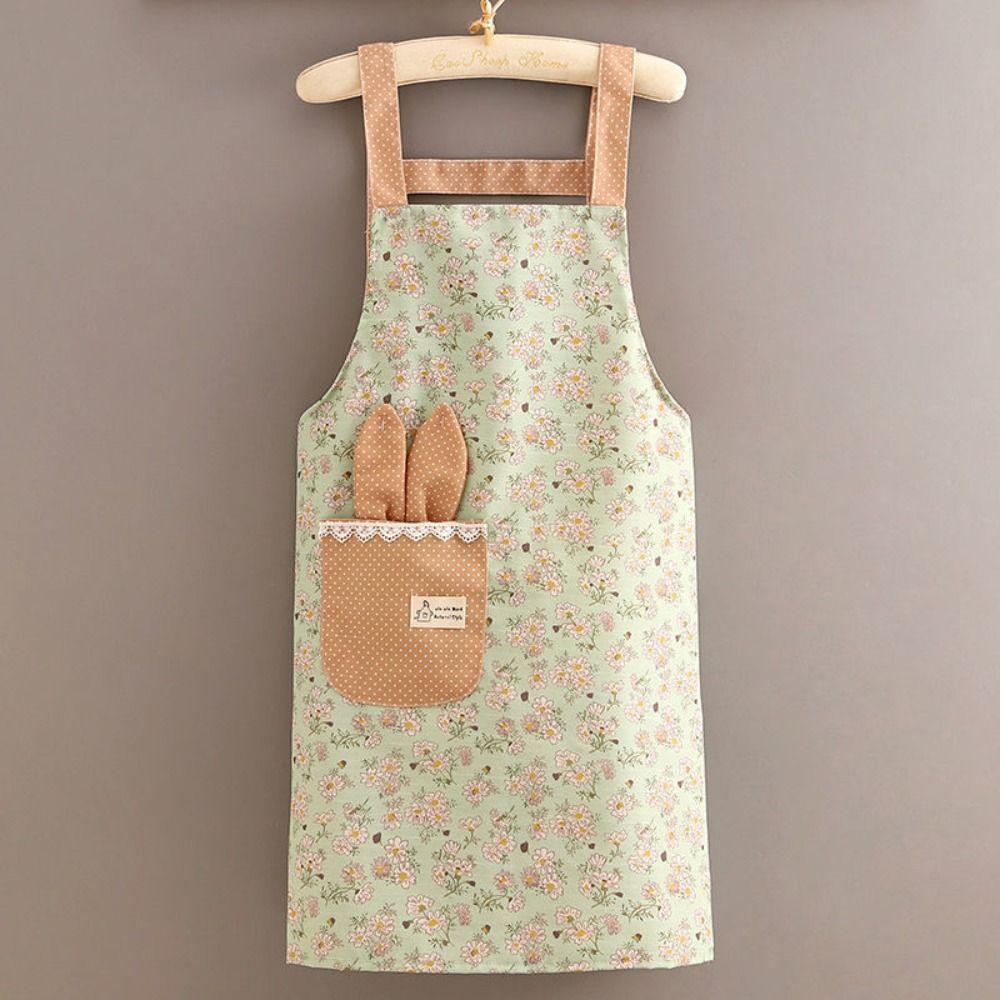 Print Barista Apron Waterproof Restaurant Uniform Barber Carpenter Florist Apron Coffee House