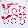 Christmas Decorations Non-Glowing Headgear Christmas Gifts Snowman Headband Head Buckle Christmas Supplies Small Gifts