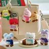 LINE FRIENDS BT21 Kpop Аниме и Мультяшные Друзья Зимние Мини-шарфы Снежные ботинки Плюшевые куклы Сумки и Прочные брелоки