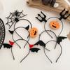 Non-slip Pumpkin Bat For Girls Korean Hairbands Animal Ears Halloween Headband Women Hair Hoop