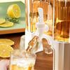 4.5L Cold Water Pitcher Large Capacity Portable Fridge Beverage Dispenser Detachable Base Cold Kettle for Parties and Daily Use