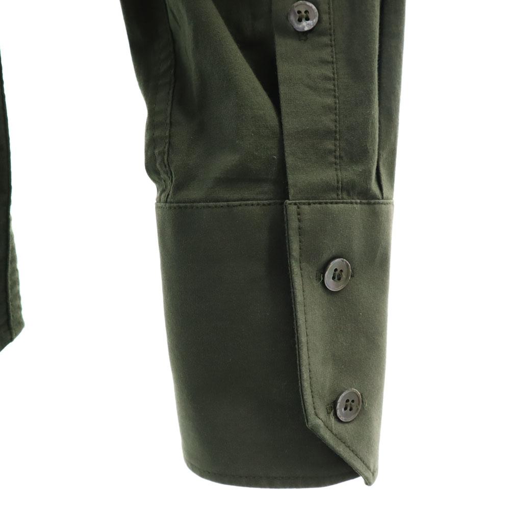 MIUMIU Сделано в Италии Рубашка с длинным рукавом на пуговицах 38/15 хаки Мужская Б/у