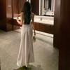 Летнее темпераментное французское celebrity кружевное пэчворк корсетное платье-комбинация женское облегающее облегающее облегающее облегающее платье-обертка на бедра вечернее платье