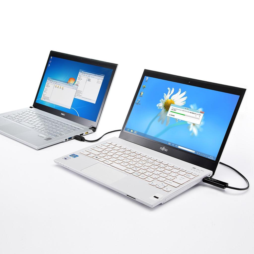 SANWA SUPPLY Кабель USB для перетаскивания с & 3.0 (Совместимо с Mac/Windows) KB-USB-LINK4