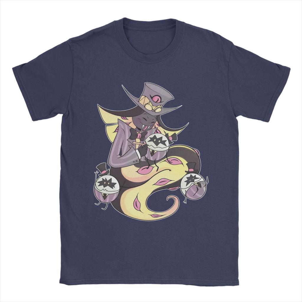 Мужские футболки Sir Pentious Hazbins Hotels из чистого хлопка, повседневные футболки с коротким рукавом и круглым вырезом, летние футболки