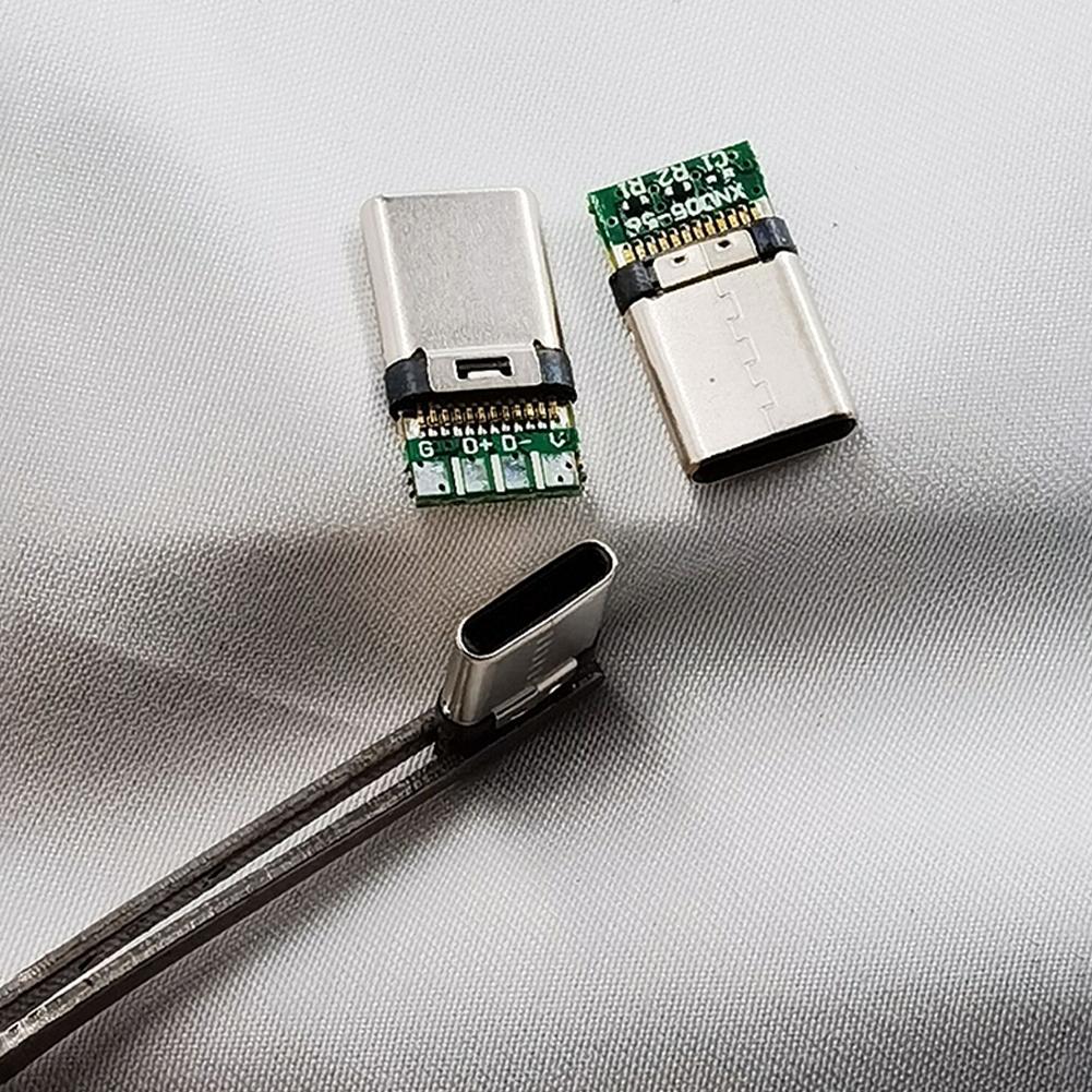 10 шт. разъемов USB3 1 Type C (папа) для пайки на печатную плату, двух цветов