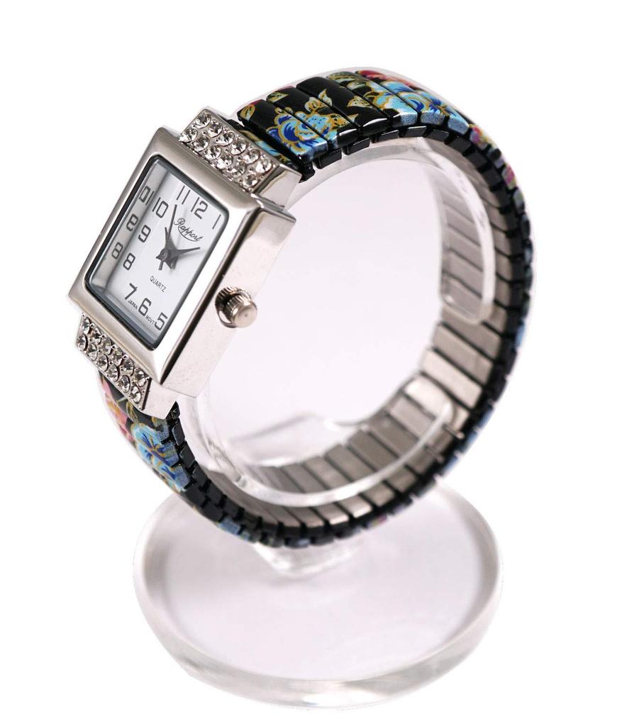 Часы Floral Pattern Bellows 164051 Black [Rapole] Женские