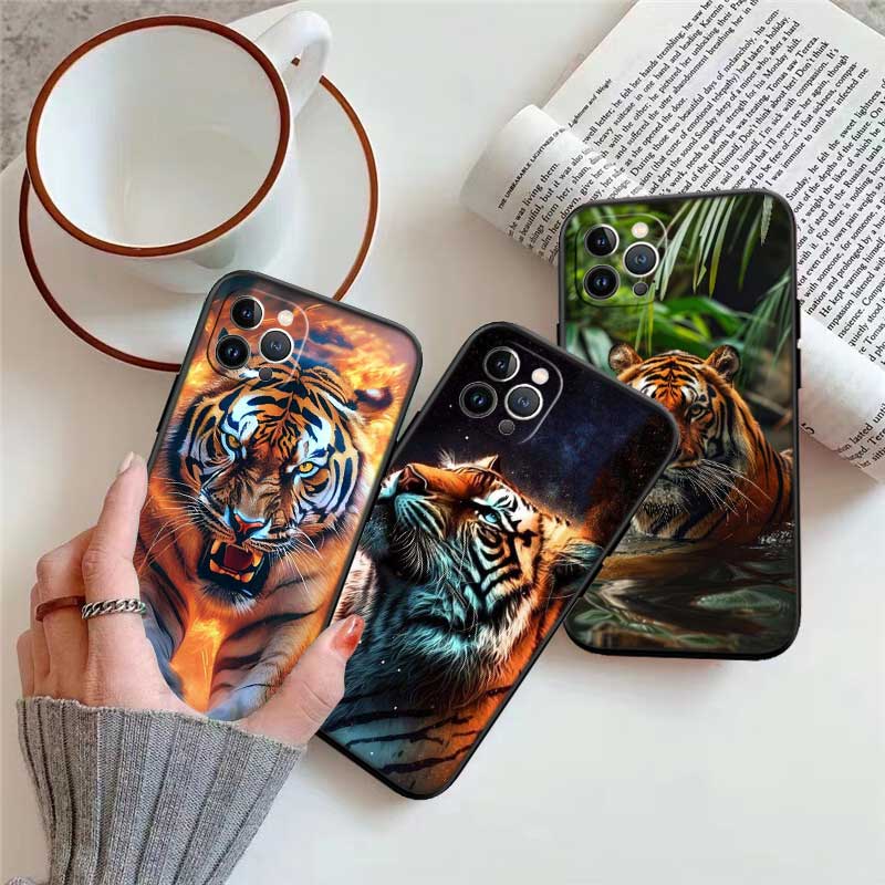 UP5 Animal Tiger New High-End Shell Phone Case for iPhone SE X XS XR 16E 17 11 Pro Max 8 7 6 6s Plus Air