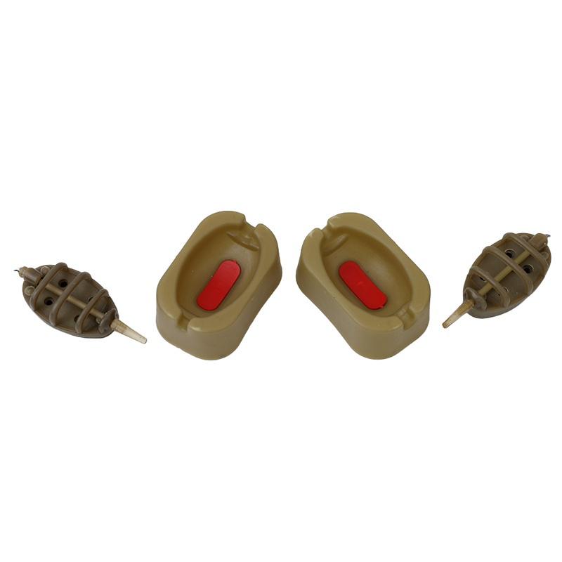 Кормушка для ловли карпа Inline Method 4 кормушки 15/20/25/35 г 30/40/50/60 г Набор форм