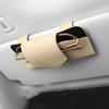 PU Leather Auto Eyeglasses Storage Case Auto Sun Visor Glasses Holder  for Car Sun Visor