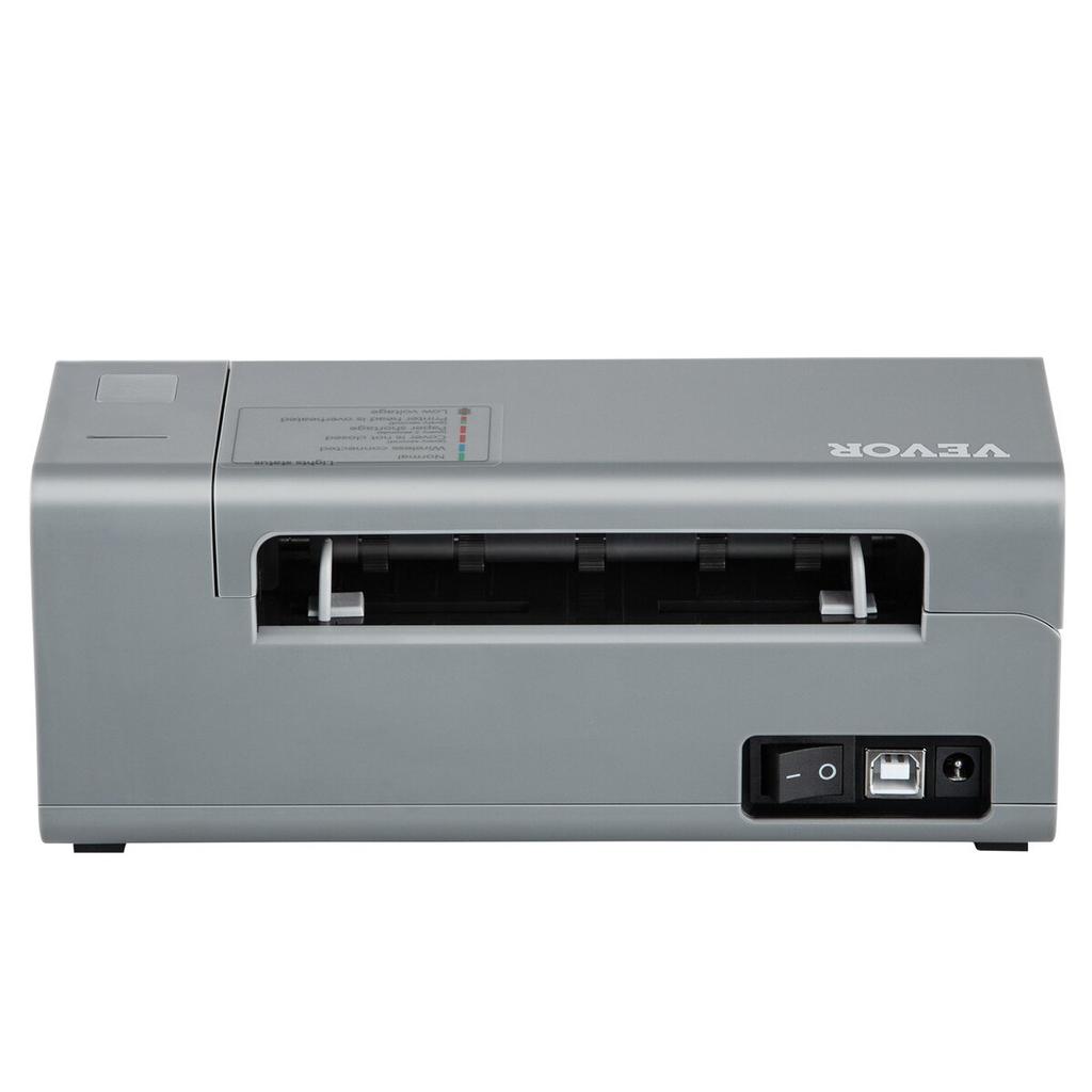 Thermal Label Printer, 203DPI 60pcs/min for 4x6 Mailing Packages, USB Connection & Automatic Label Recognition, Support Windows/MacOS/Linux,