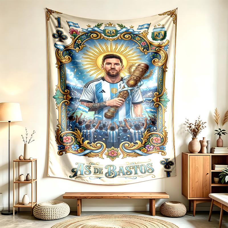 Asociacion del Futbol Argentino (5) Tapestry Suitable For Decorating Homes Dorms And Bedrooms Soft To The Touch And A Perfect Gift For Friends And Fam