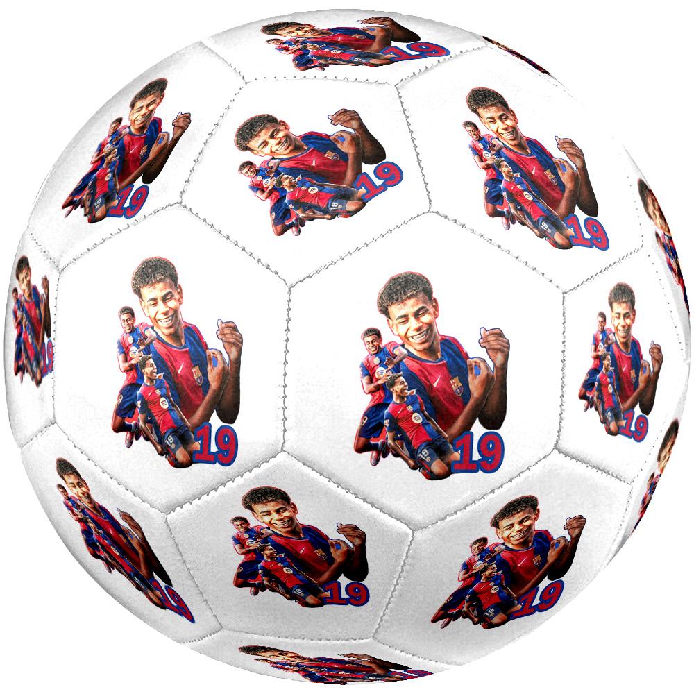 Lamine Yamal's World Cup Champion Celebration Size 5 Soccer Ball Machine Sewn Indoor/Outdoor Universal Football perfect gift for sports enthusiasts