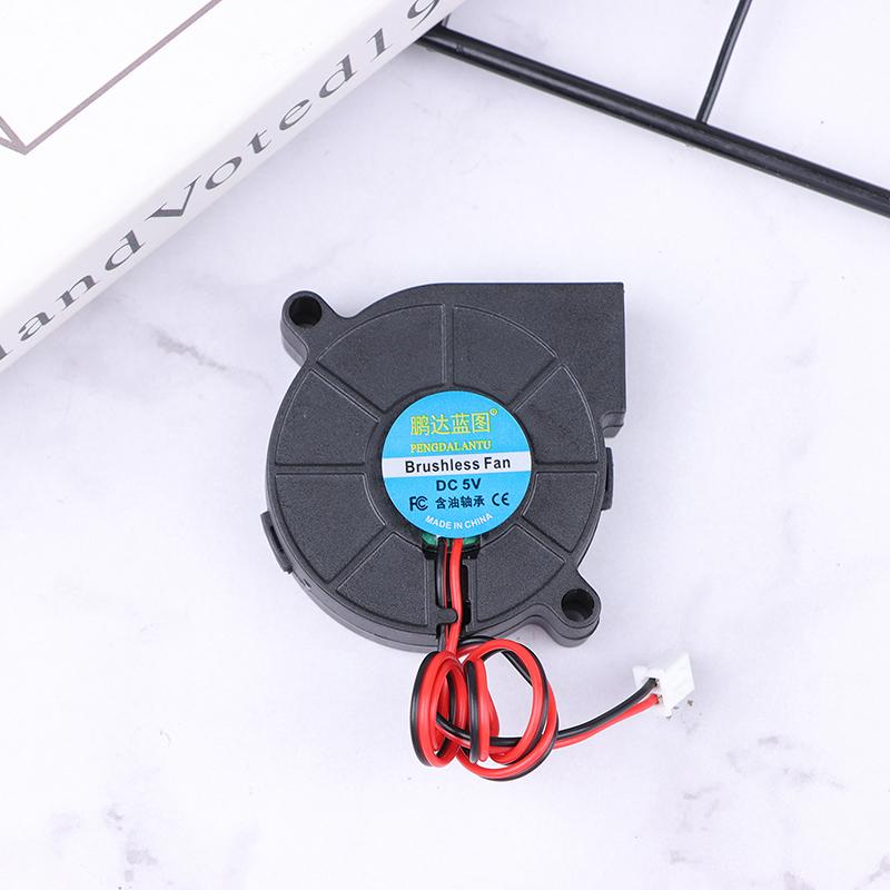 Dc 5V 12V 24V 5015 Turbo Fan Blower Extruder Radiator Diameter 5Cm High Speed Cooling Centrifugal Fan Cooling Fan