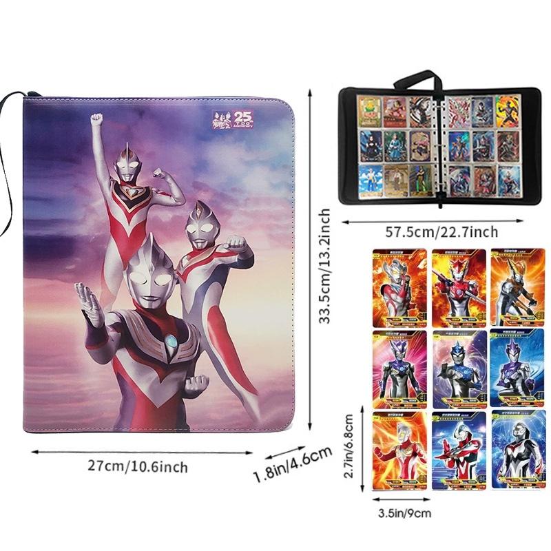 3x3 900 шт. держатель для карт Ultraman аниме-игровой переплет держатель для карт на молнии емкость книги для альбома R SR TGR GP папка для коллекционирования детские игрушки