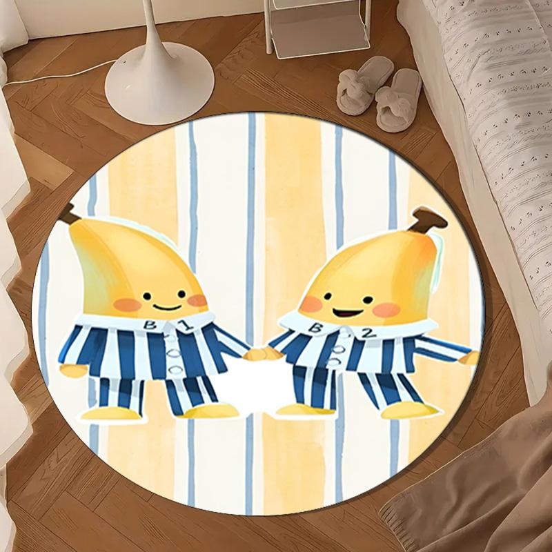 Bananas In Pyjamas Classic Round mat Home Decor, Chair rug For livingroom,Bedroom, doormat home decor Birthday Gift Christmas Gifts