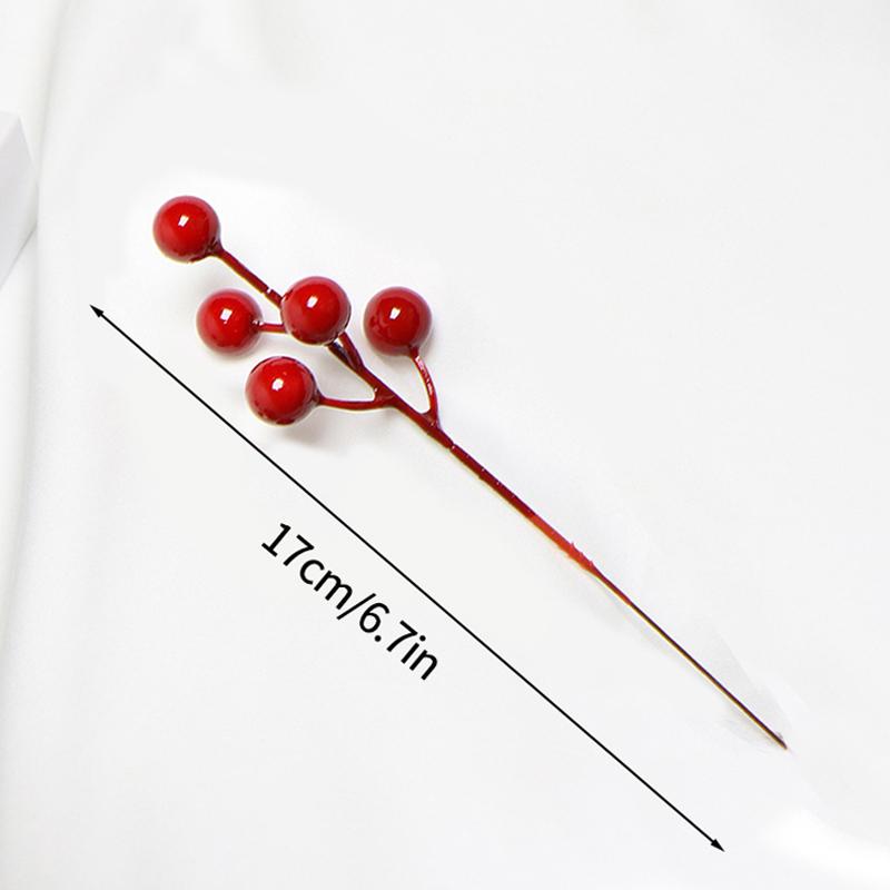 10/20 шт. искусственные ягоды искусственные цветы рождественский новогодний декор елочные украшения пенопластовый цветочный букет DIY украшение для рабочего стола