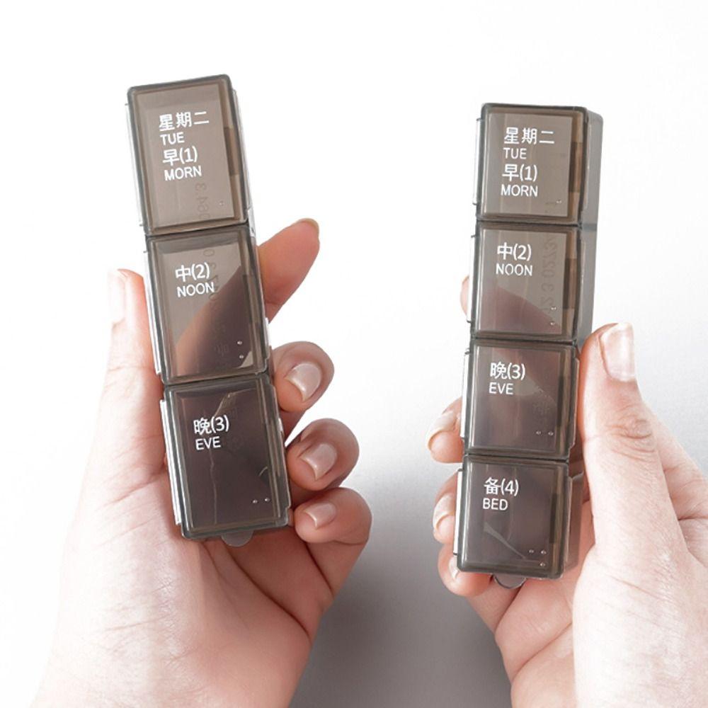 Влагостойкая портативная аптечка, ящик для хранения таблеток, органайзер, дозатор, футляр для таблеток для путешествий