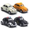 1:32 Alloy Beetle Classical Car Model Police Car Taxi Racing Car Model